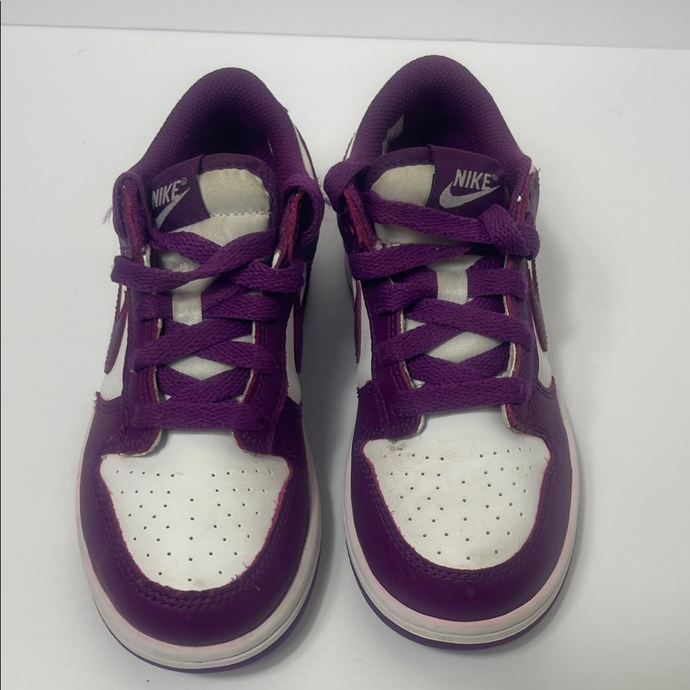 Nike Dunk Low PS Athletic Shoes ‘Viotech/White’ FB9108 110 - Size 1Y